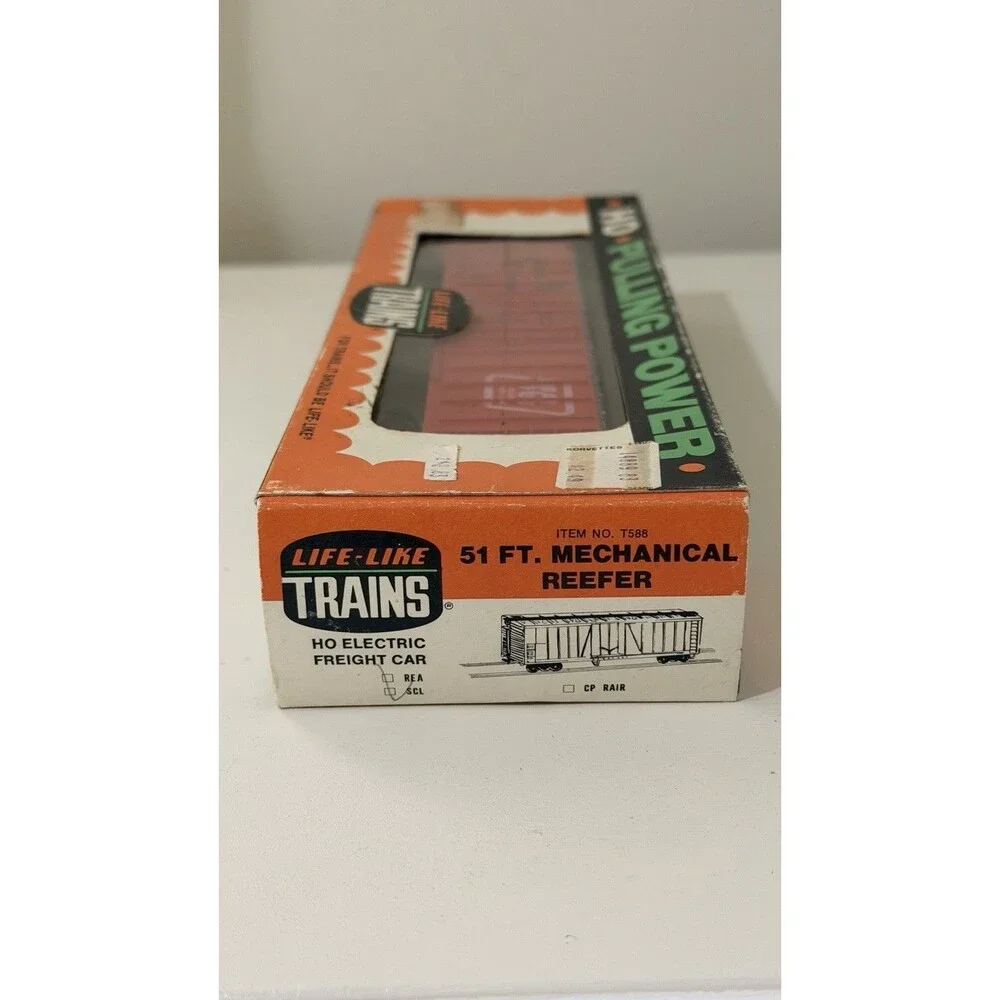 Life-Like HO Pulling Power 51ft Mechanical Reefer Item No. T588 Scale Freight